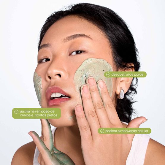 Goma Esfoliante Facial Quintal Matcha e Wasabi